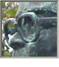 escultura - cabeza bronce